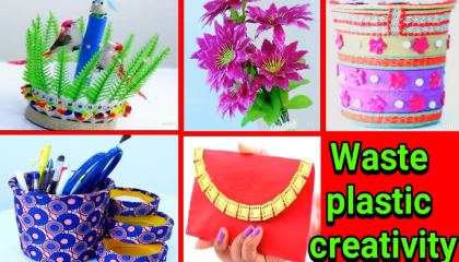 8 most amazing way to reuse plastic bottle _ Best out of waste_part 2 ,video
