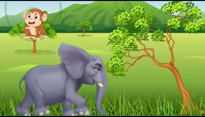 हाथी और बंदर की कहानी l Hathi Aur Bandar Kihani हिंदी कहानियां🙂🙂