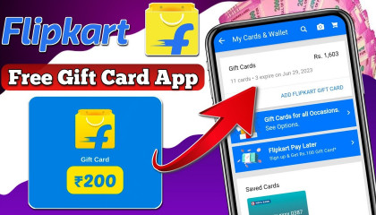👉APP LINK - https://bit.ly/3Sx5j9M Get free ₹200 Flipkart Gift Card  how to ge