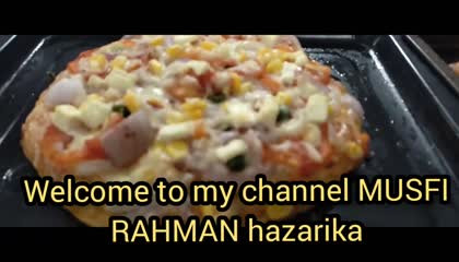 HOW TO MAKE PIZZA AT HOME  CHICKEN PIZZA