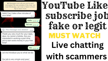 YouTube like, subscribe job scamming  Prepaid Task, Group project scamming
