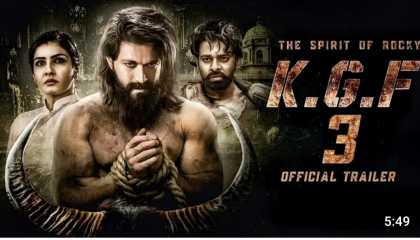 kgf chapter 3  official trailer