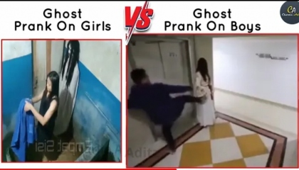 Ghost Prank on Girls vs Ghost Prank on Boys !! 🤣😱 viralmemes meme prank