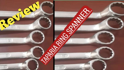 TAPARIA RING SPANNER SET 6TO 32 UNBOXING. RING SPANNER SET OF ONE REVIEW