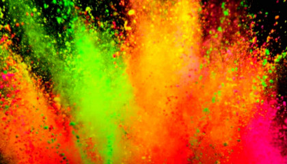 Holi background video effects, Happy holi color effects