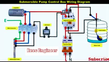 Submersible pump control box wiring