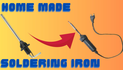 How to make soldering iron - Easy way to make soldering iron at home  AC Solder