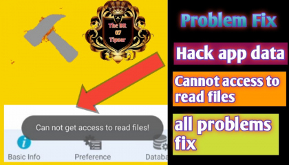 Hack app data cannot access to read files problem Fix