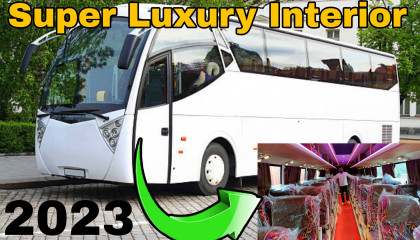 Tata Luxury Bus 65 lakh Investment !! Volvo vs Tata Bus Diesel 2023 Model