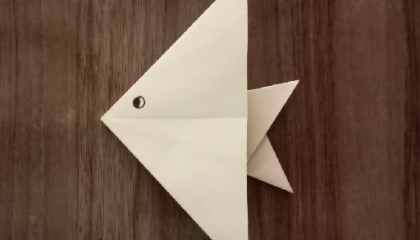 Easy origami fish || How to make origami paper fish very easy