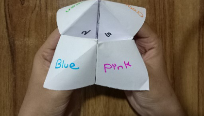 Origami fortune teller || How to make a origami paper fortune teller