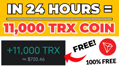 Claim Free 11,000 Tron TRX In 1 DAY (instant withdraw) no investment