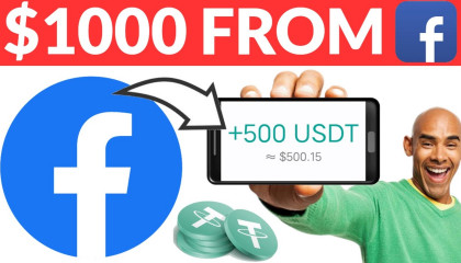 CASHOUT Free $1000 USDT From Facebook Every 1 Day (Free USDT Site 2023)