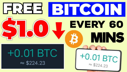 Claim $1 Free Bitcoin Every 60 Minutes ~ New Free Bitcoin Earning Site 2023