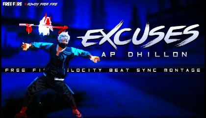 EXCUSES FREE FIRE MUSIC SONG  PUNJABI SONG  Viral Video Music