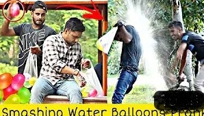 water balloon prank 🤣// very funny 🤣