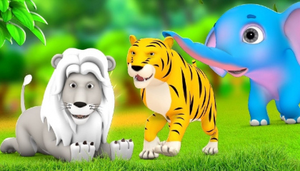 बाघ और सफेद शेर की दोस्ती - Tiger & White Lion Friendship Hindi Kahaniya Moral