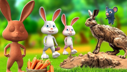 मिट्टी का खरगोश - Clay Rabbit Hindi Kahaniya 3D AnimatedHindiKahaniMoralStories