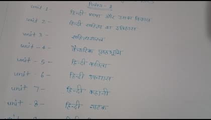 UGC NET Hindi Syllabus