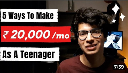 how to earn money as a teenager