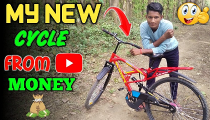My New Cycle From Youtube Money 💰