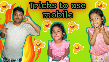 Tricks for using mobile 🤪মোবাইল দেখার নিনজা টেকনিকyoutubevideos funnyvideo