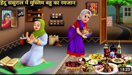 Hindu Sasural me Muslim Bhu ki Ramadan//Hindi kahaniya//Hindi Moral story...
