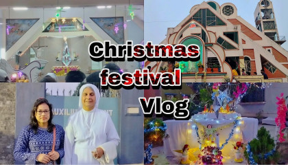 christmas vlog 2023  The church kalyani bangla vlog