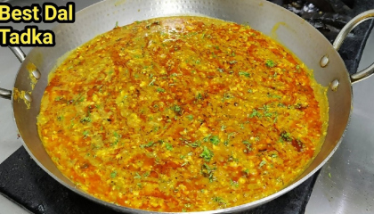 कोलकाता फेमस स्ट्रीट स्टाइल अंडा दाल तड़का - Dhaba Style Anda Dal Tadka