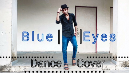 Blue eyes dance