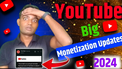 New monetization updates Youtube 2024  youtube new updates 2024  policies2024