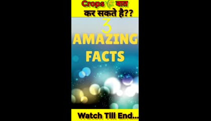 3 Amazing Facts about Crops?viral shortsvideo trending ytshorts shorts