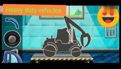 See the heavy duty vehicles doing lot's of work. entertaining video for kids