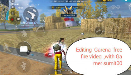 Editing Garena Free Fire Video,,,With Gamer sumit00,,