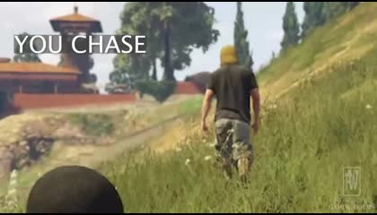 GTA 5's Funniest Chase Ever - NPC Adventure to a Secret Location!