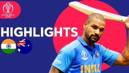 india vs Australia cwc 19 highlights