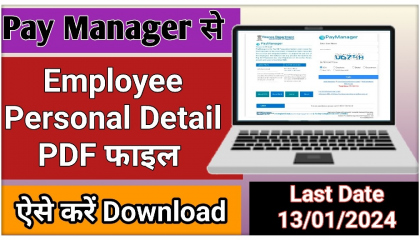 How to Download Employee Personal Detail on PayManager  PayManager