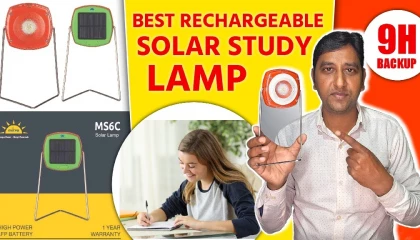 Best Solar Emergency Light 😱 Best Rechargeable Study Lamp  Mitva MS6C Review