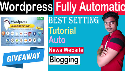 WordPress Fully Automatic News Website 2023  FREE Giveaway  WP Automatic