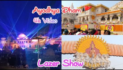 Ayodhya Dham 🚩 Lazer Show 🙏